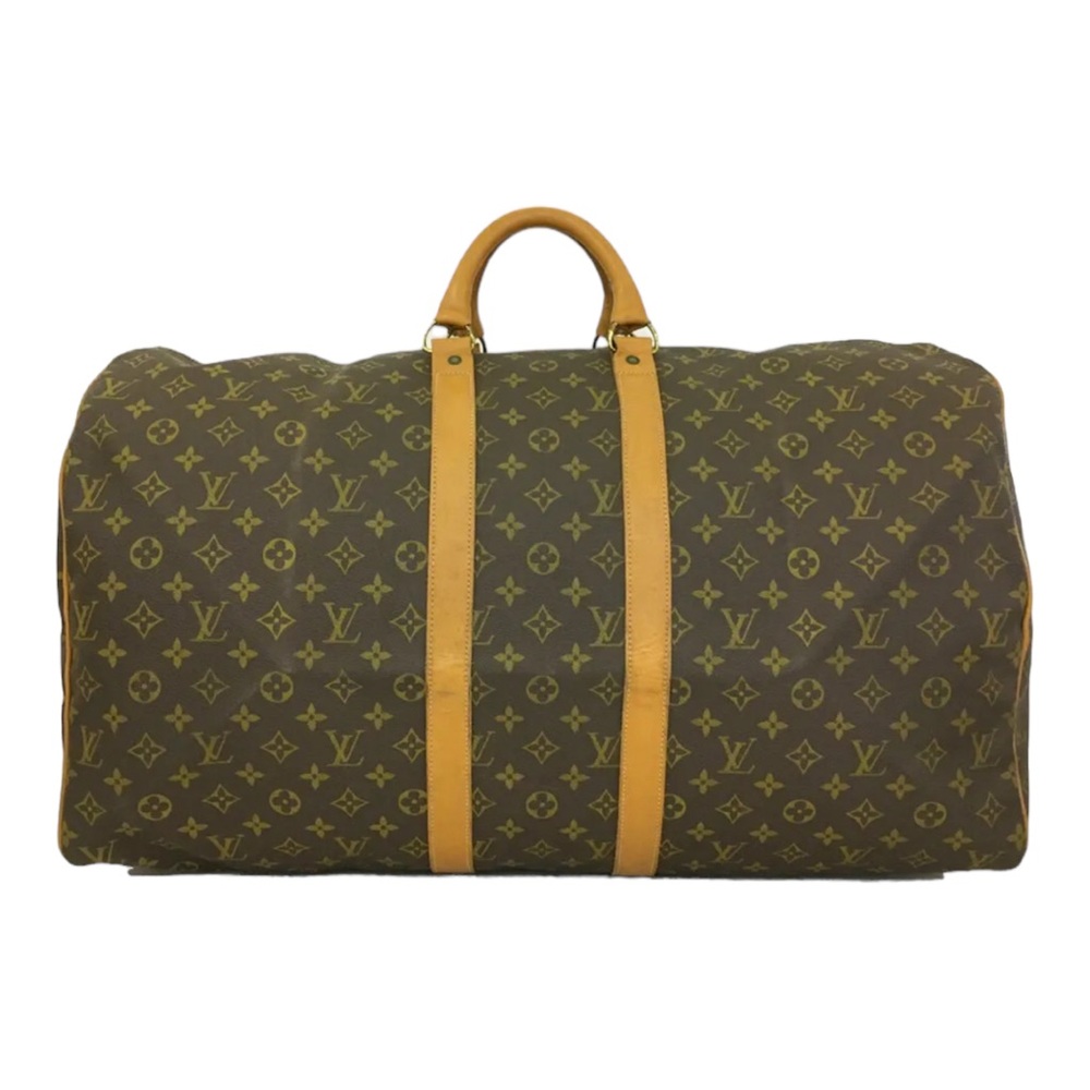 Louis Vuitton Monogram Keepall 60 Boston Travel Hand Bag #1240